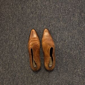 Matisse Brown Leather Ankle Booties